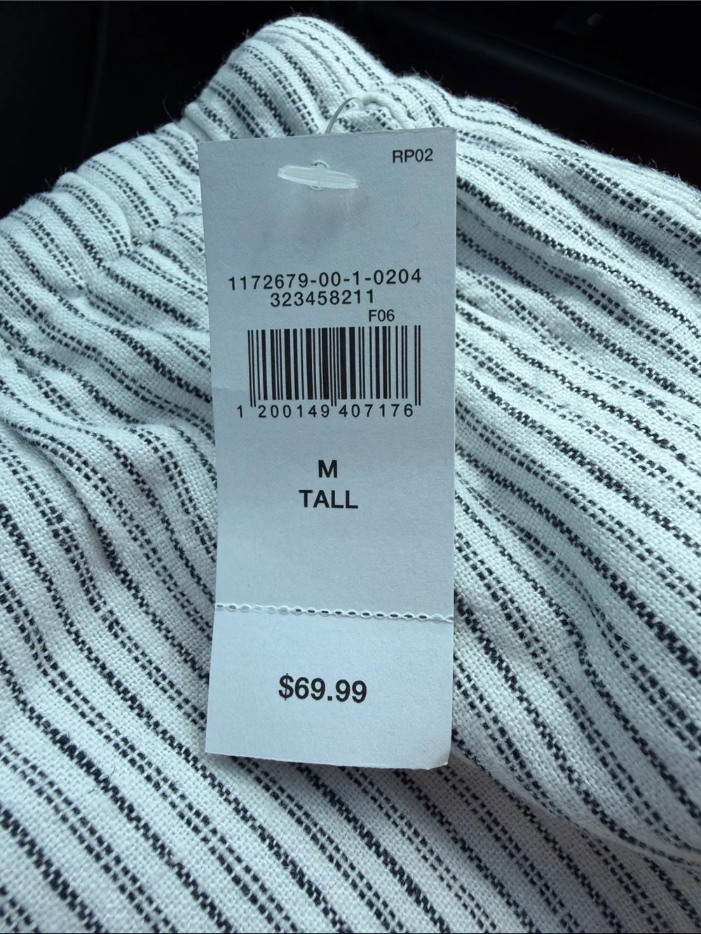 GAP Light Gray Wide-Leg Drawstring Pants - Picture 3 of 3